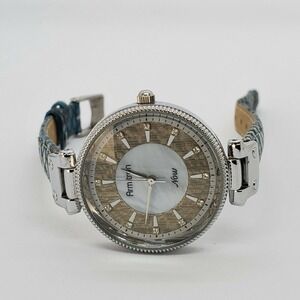 Armitron NOW Women's Watch 34MM Multicolor Leather Band Straps New Battery